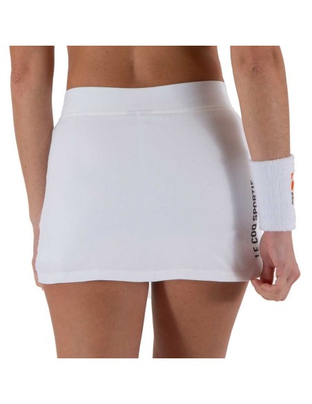 Falda Pantalon Le Coq Sportif N2 Blanco Mujer | Ofertas de pádel