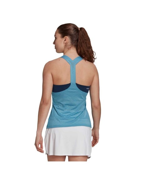 Camiseta Tirante Adidas Primeblue Azul Mujer | Ofertas de pádel