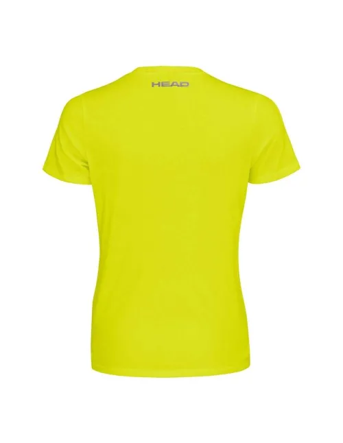 T-shirt Head Club Lara Yellow Woman's T-shirt | Ofertas de padel