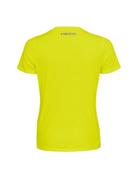 T-shirt Head Club Lara Yellow Woman's T-shirt | Ofertas de padel