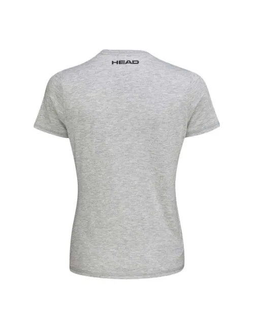 Camiseta Head Club Lara Gris Mujer | Ofertas de pádel