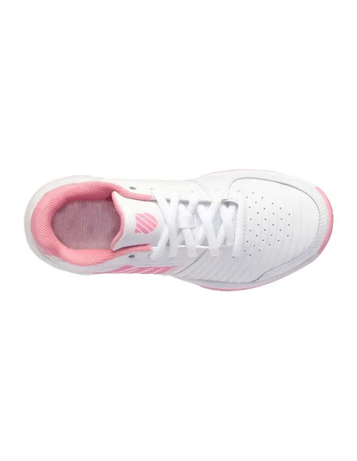 Kswiss Court Express Hb Feminino Branco Rosa | Ofertas de padel