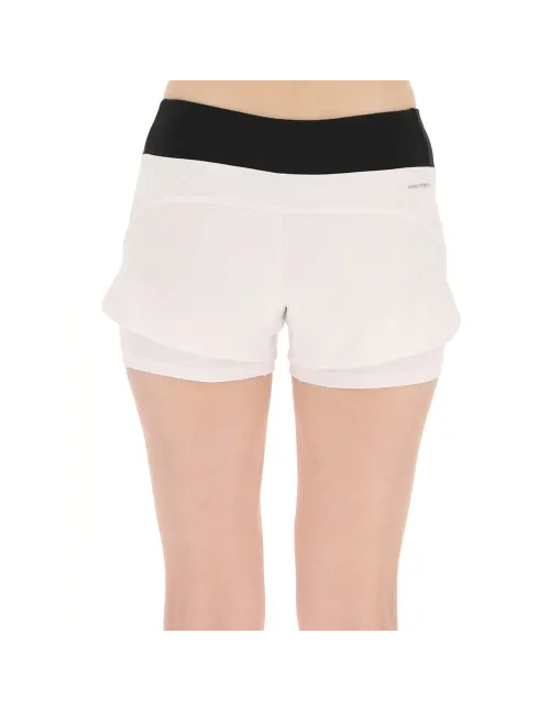 Pantalon Corto Lotto Top Iv Blanco Mujer | Ofertas de pádel