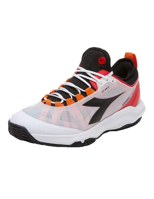 Diadora Speed Blushield Fly 3 Clay Blanco Negro | Ofertas de pádel