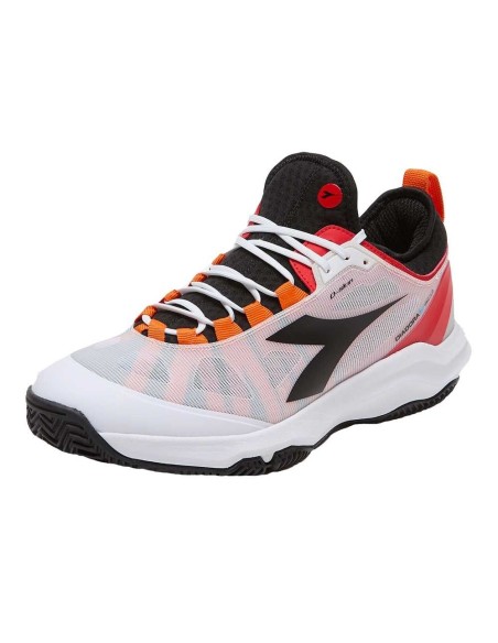 Diadora Speed Blushield Fly 3 Clay Blanco Negro | Ofertas de pádel