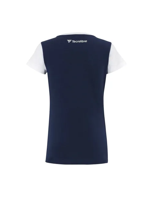 Camiseta Tecnifibre Perf Marino Blanco Mujer | Ofertas de pádel