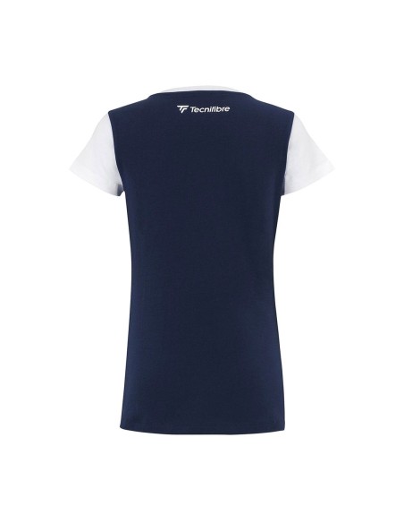 Camiseta Tecnifibre Perf Marino Blanco Mujer | Ofertas de pádel