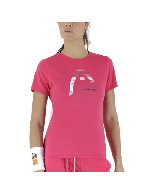 Camiseta rosa fucsia mujer outlet