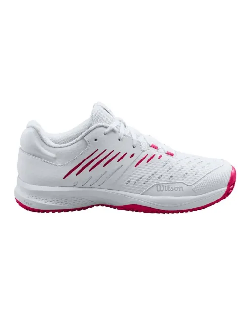 Wilson Kaos Comp 3 Bianco Rosa Donna | Ofertas de padel