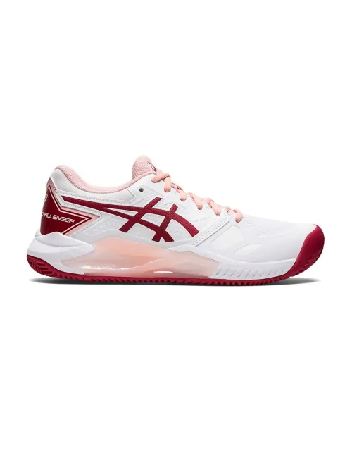 Asics Gel-Challenger 13 Clay White Pink Women's | Ofertas de padel