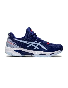 Asics Solution Speed Ff 2 Clay Azul Blanco Mujer 1042A134 404 | Ofertas de pádel 2