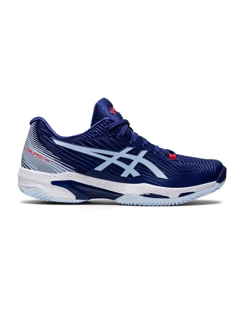 Asics Solution Speed Ff 2 Clay Azul Blanco Mujer 1042A134 404 | Ofertas de pádel