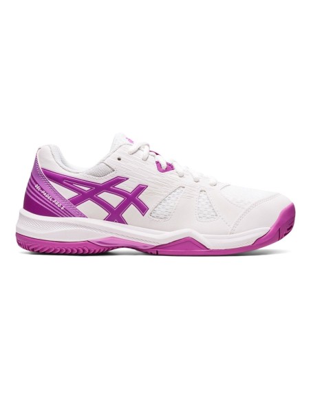Asics Gel Padel Pro 5 Blanco Lila Mujer 1042A200 100 | Ofertas de pádel