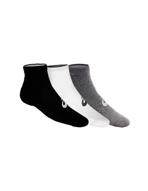 Pack De 3 Pares Calcetines Asics Quarter | Ofertas de padel