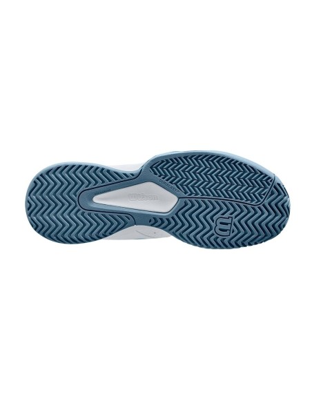 Wilson Kaos Devo 2.0 Mulher Branco Azul | Ofertas de padel