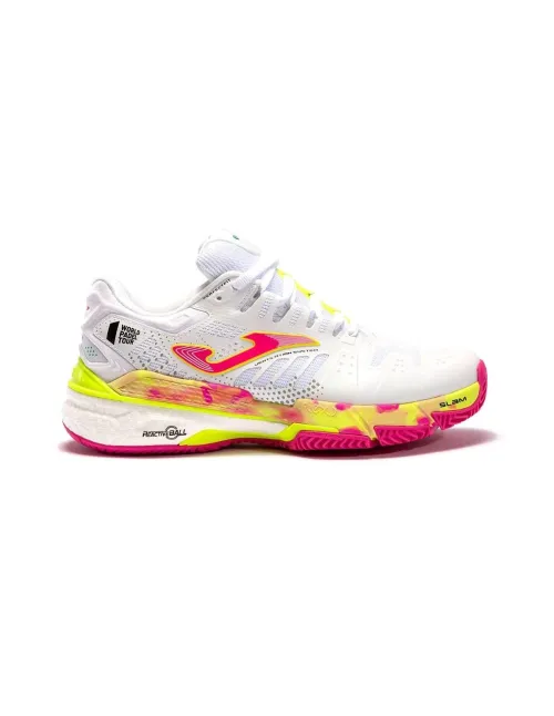 Joma T.Slam 22 Argilla Bianco Fucsia Donna |Padel offers