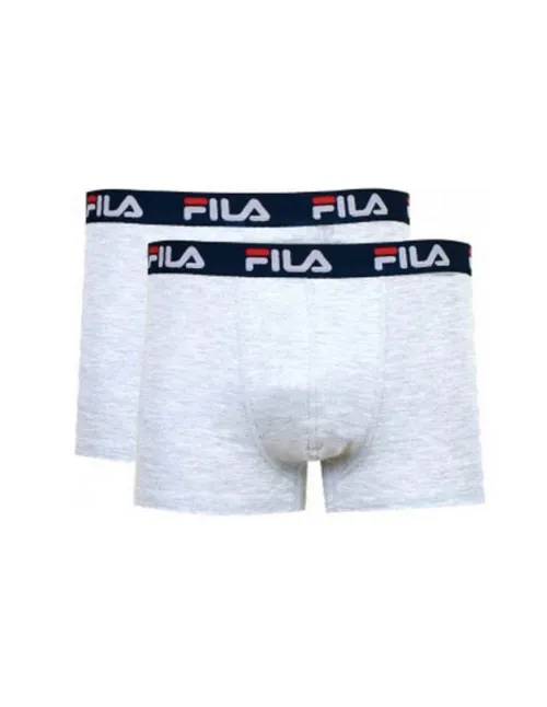 Pack 2 Boxers Fila White Black | Ofertas de padel