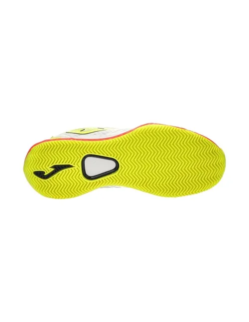 Joma Ponto 21 Argila Branco Flúor Laranja | Ofertas de padel