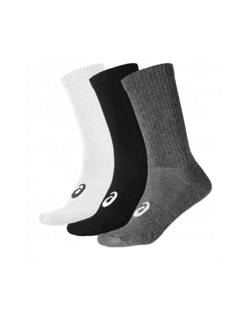 Conjunto De 3 Meias Asics Crew | Ofertas de padel