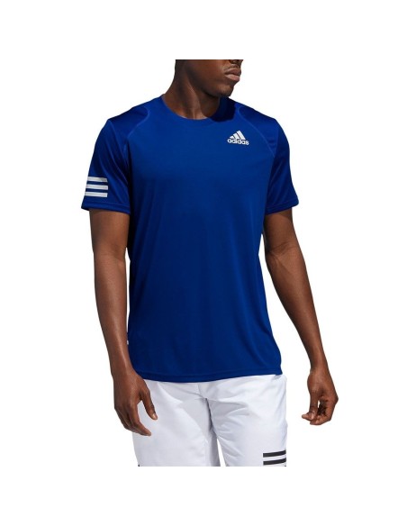 Camiseta Adidas Club Tennis 3 Bandas Collegiate | Ofertas de pádel