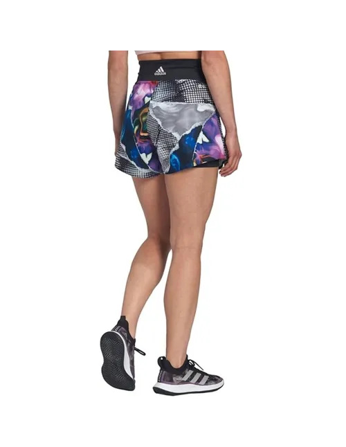Pantaloncini da tennis Adidas Tennis U.S. Donna Nero Grafico Ofer