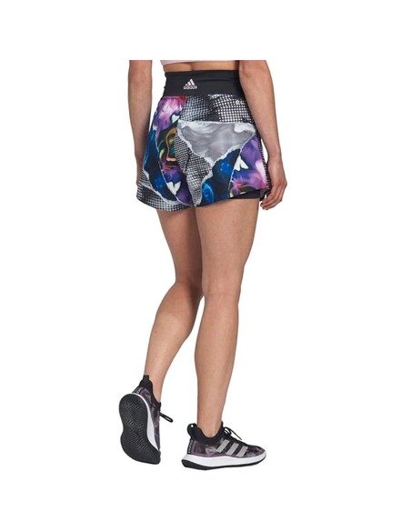 Shorts Adidas Tennis U.S. Black Graphic Women's Shorts |Padel offers