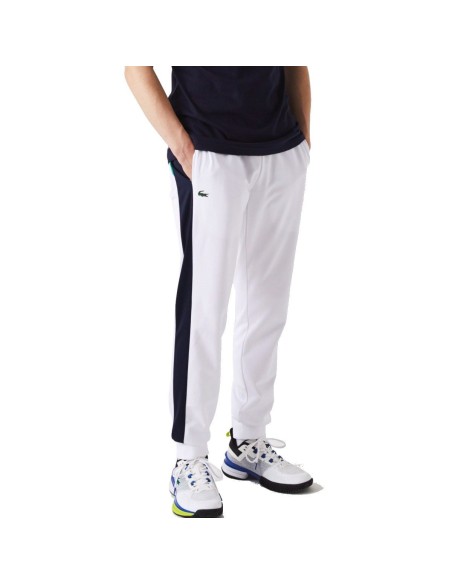 Pantalón Chandal Lacoste Blanco | Ofertas de pádel