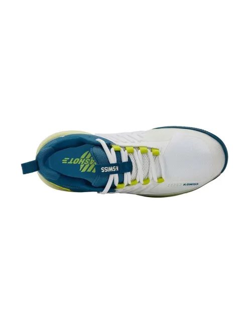 Kswiss Ultrashot 3 White Yellow |Padel offers