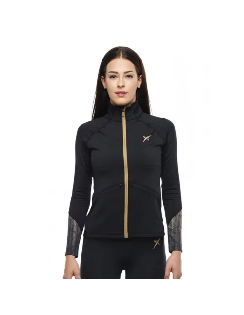 Sudadera Drop Shot Maday Negro Mujer | Ofertas de pádel