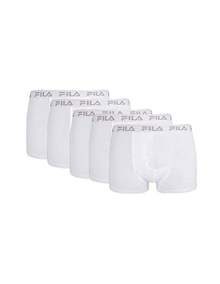 Pack 5 Boxers Fila Gris | Ofertas de pádel