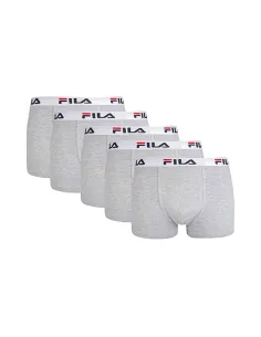 Pack De 5 Boxers Fila Gris | Ofertas de pádel 2