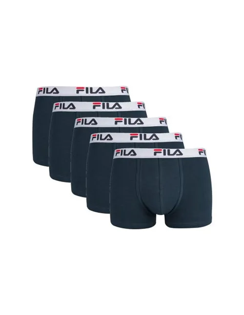 Fila Pack de 5 boxers Navy | Ofertas de padel