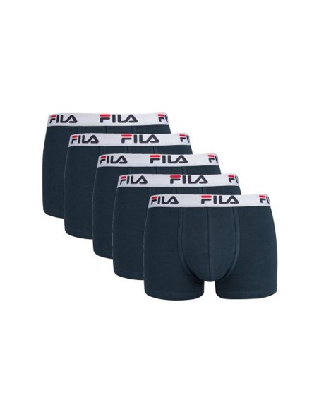 Pack 5 Boxer Fila Fu5016/5 321 Marino | Ofertas de pádel