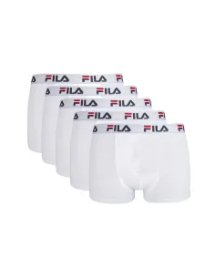 Pack Of 5 Boxers Fila White | Ofertas de padel 2