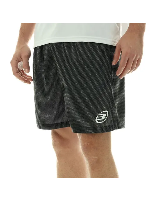 Pantalón Corto Bullpadel Abato Negro | Ofertas de pádel