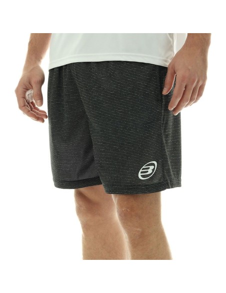 Pantalón Corto Bullpadel Abato Negro | Ofertas de pádel
