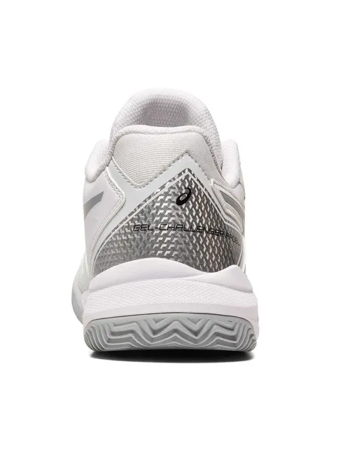 Asics Gel-Challenger 13 Padel Blanco Y Plata Mujer 1042A205-100 | Ofertas de pádel