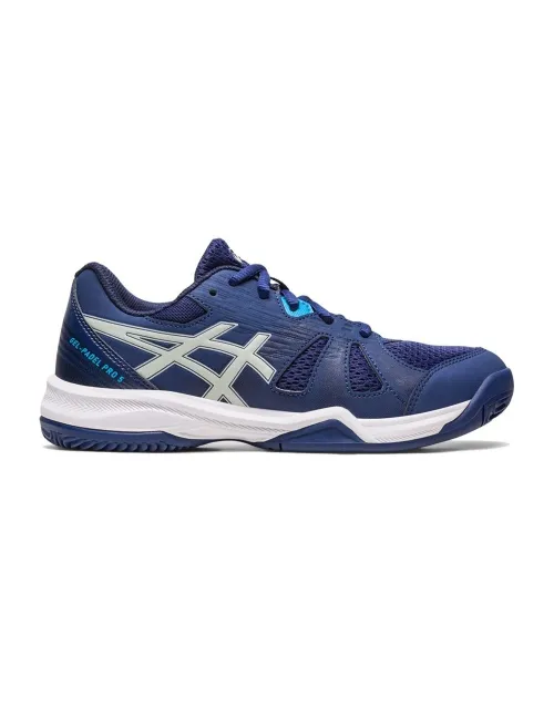 Asics Gel Padel Pro 5 Gs Azul Blanco Junior | Ofertas de pádel