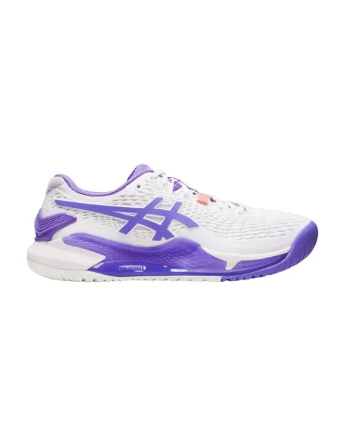 Asics Gel-Resolution 9 Donna Bianco Viola 1042a208-101 |Padel offers