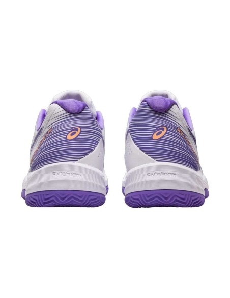 Asics Solution Swift Ff Blanco Morado Mujer | Ofertas de pádel