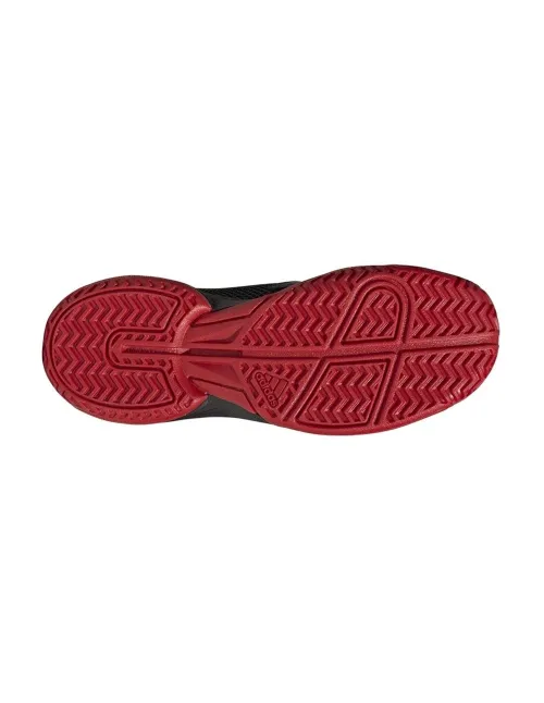 Adidas Courtflash K Nero Rosso Junior Hp9717 |Padel offers