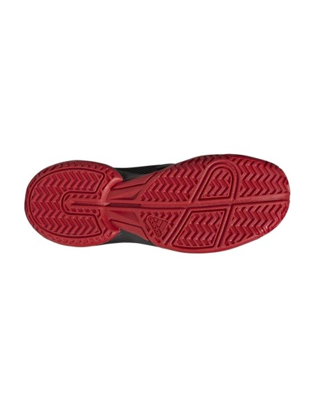 Adidas Courtflash K Black Red Junior Hp9717 | Ofertas de padel
