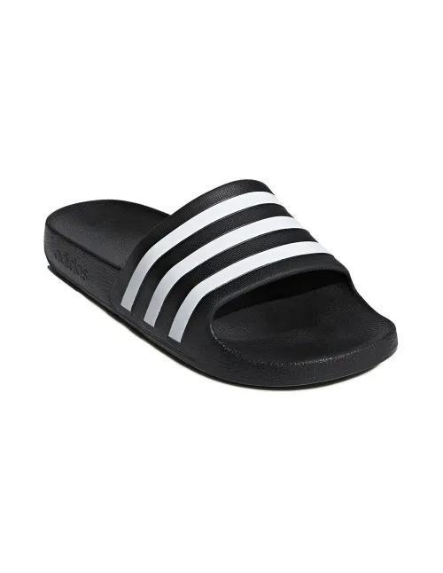 Adidas Infradito Adilette Aqua Black Black White Unisex | Ofertas de padel