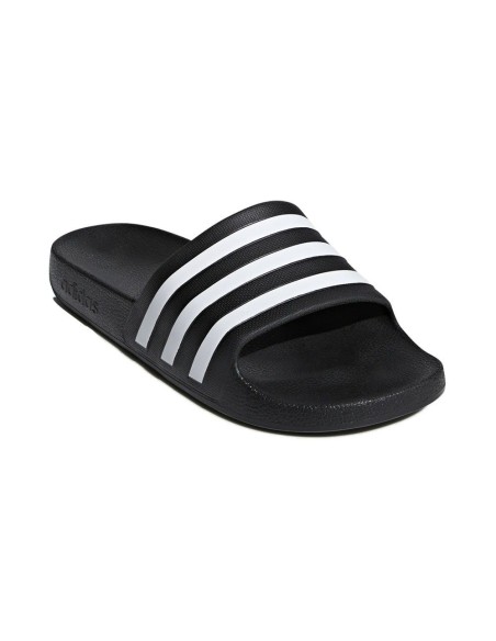 Chanclas Adidas Adilette Aqua Negro Blanco Unisex | Ofertas de pádel