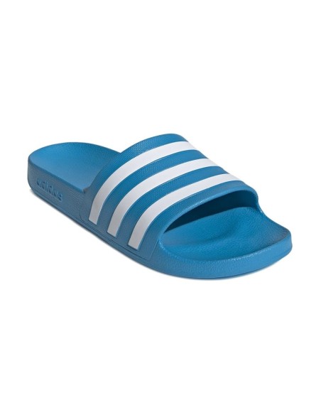 Flip Flops Adidas Adilette Aqua Blue Blue White Unisex | Ofertas de padel