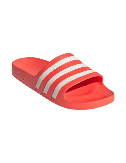 Chanclas Adidas Adilette Aqua Rojo Blanco Unisex Gz5235