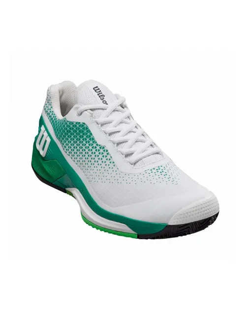 Wilson Rush Pro 4.0 Clay Branco Verde | Ofertas de padel