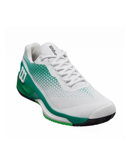 Wilson Rush Pro 4.0 Clay Branco Verde | Ofertas de padel