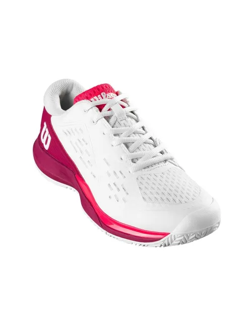 Wilson Rush Pro Ace Blanco Magenta Niña | Ofertas de pádel