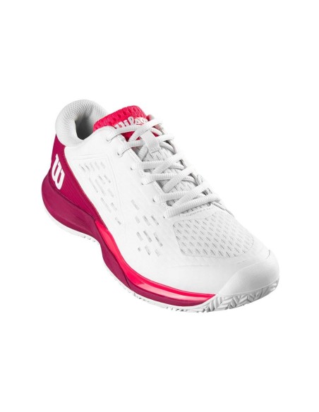 Wilson Rush Pro Ace Wrs330380 D Menina Branco E Magenta | Ofertas de padel